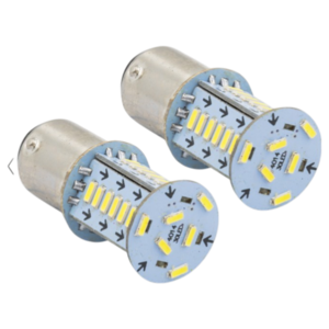 FOCO LED STOP 1157 BAY15D LUZ ESTROBO/SECUENCIAL BLANCO BLISTER 2PZAS