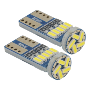 FOCO LED T10 PELLIZCO (PAR) 15LEDS 12V 1W 120LM