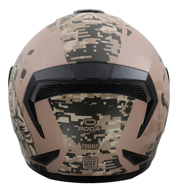 CASCO RODA REVENGE PRO TROOP TALLA MED ARENA MICA HUMO DOT