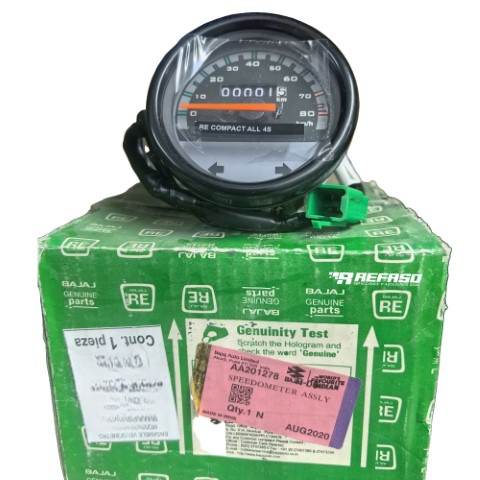 VELOCIMETRO COMPLETO (PARA MOTOCARRO CON SWITCH PRESION ACEITE) BAJAJ RE205 - RE4S