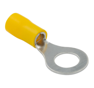TERMINAL OJO 5/16 AISLADA PVC AMARILLA (AWG 12-10)