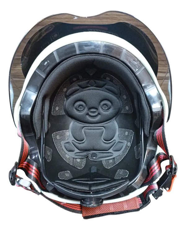 CASCO INFANTIL 3/4 IRON RACING BALLEN AZUL DOT