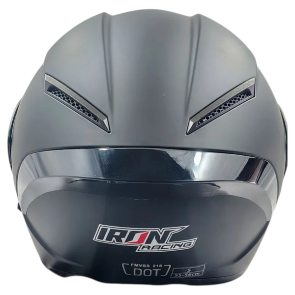 CASCO ABATIBLE IRON RACING DARK PHOENIX NEGRO MATE TALLA S IR-121 DOT