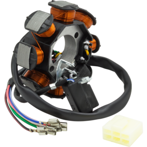 ESTATOR FASTOYS 8 BOBINAS FT150 DEL/G/GTS/S/TS - 125Z - 150Z - DM150 ROJA - RC125