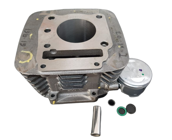 KIT CILINDRO COMPLETO C/MUESCA LUBRICACION (CON CONECTOR SAI) TVS KING DELUXE