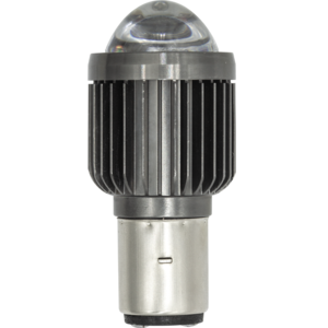 FOCO LED BOMBILLO BA20D CON LUPA LUZ BLANCA/AMARILLA