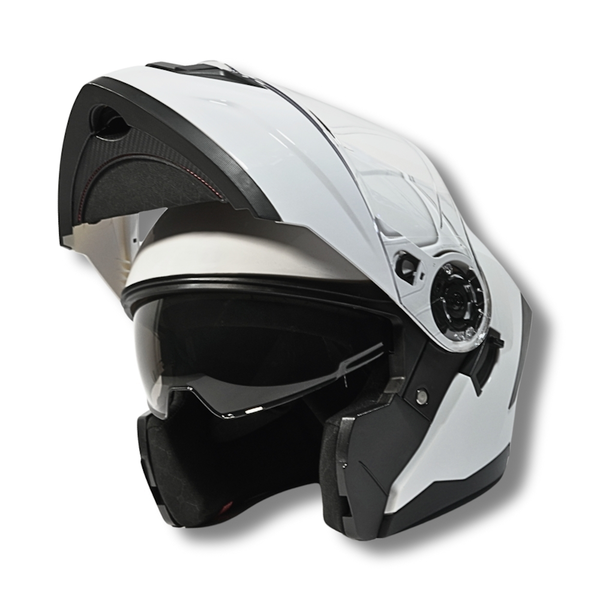CASCO ABATIBLE 2W GHOST BLANCO TALLA 2XL CERT. DOT