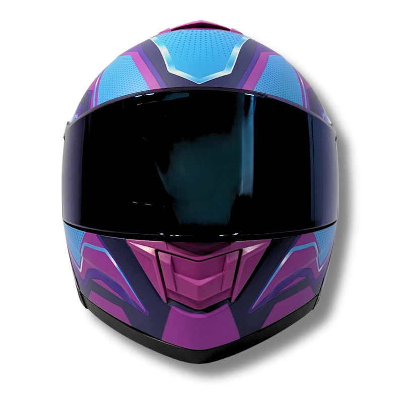 CASCO ABATIBLE 2W LIBERTY AZUL/ROSA TALLA XL CERT. DOT