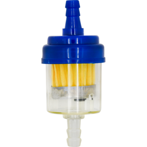 FILTRO GASOLINA UNIVERSAL AZUL ENTRADA/SALIDA 6MM