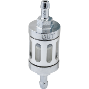 FILTRO GASOLINA METALICO ENTRADA/SALIDA 8MM LAVABLE