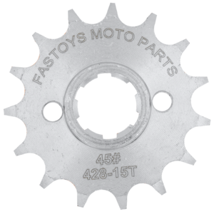 ENGRANE DEL. PI?ON 15T-428 CROMADO FASTOYS 125Z - FT125/150 - FT180/200 - RC125/150 - DM125/200/250